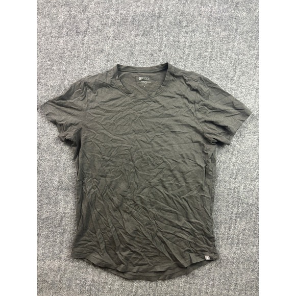 Figs Tops - FIGS T-Shirt Women Size S Gray Pima Cotton Modal Super Soft Short Sleeve Tee